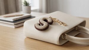 Free Pattern: Crochet Letter 'S' Keychain Pattern