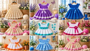 Crochet Ideas : 25+ Beautiful Baby Dress Designs & Patterns Pattern