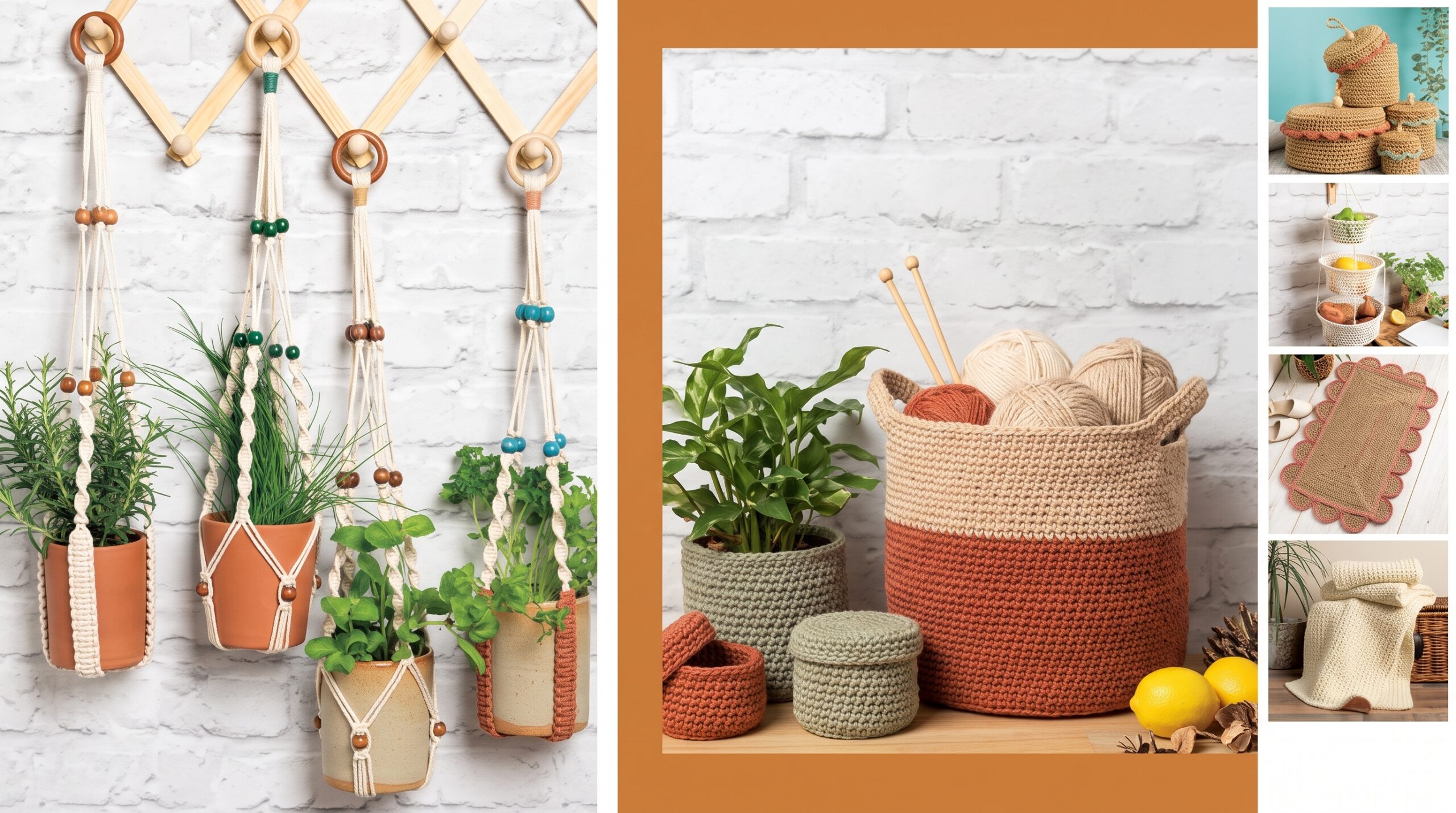 Crochet Home Decor: 4 Practical Projects to Make Your Space Feel Cohesive