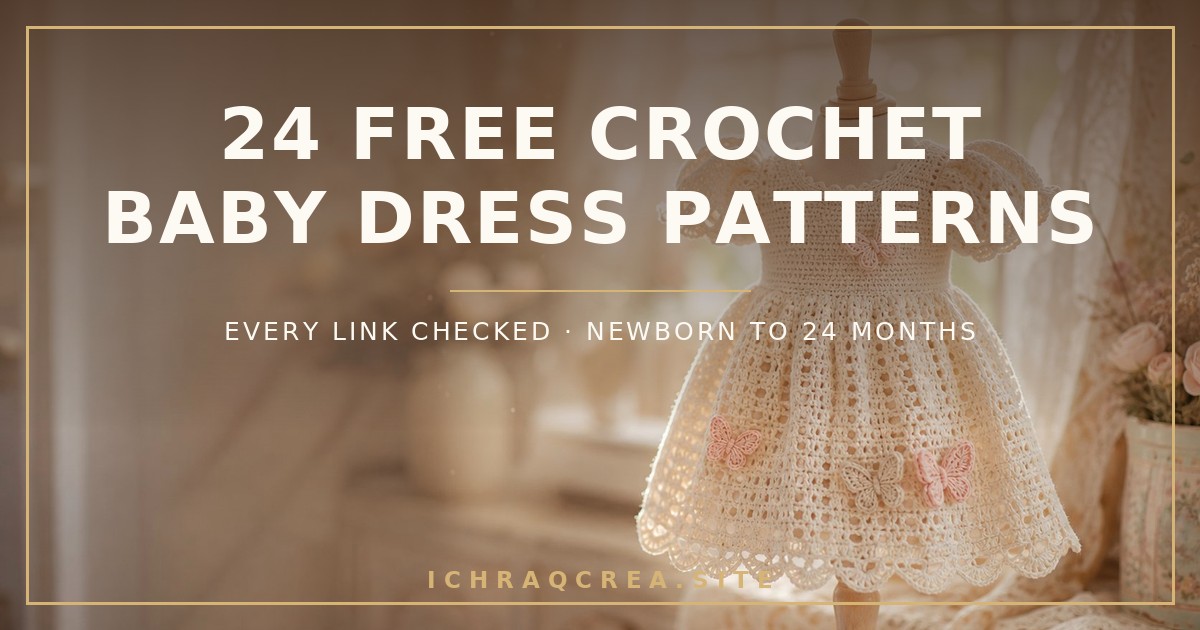 24 Free Crochet Baby Dress Patterns Pattern